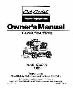 Cub Cadet Lawn Mower 1405-page_pdf
